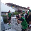 Backstage beim Fototermin der Herren 1