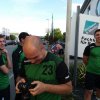 Backstage beim Fototermin der Herren 1