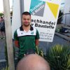 Backstage beim Fototermin der Herren 1