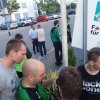 Backstage beim Fototermin der Herren 1