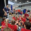 E-Jugend als Einlaufkinder beim TVB Stuttgart