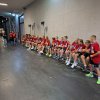 E-Jugend als Einlaufkinder beim TVB Stuttgart