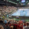 E-Jugend als Einlaufkinder beim TVB Stuttgart