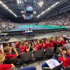 E-Jugend als Einlaufkinder beim TVB Stuttgart
