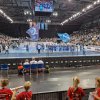E-Jugend als Einlaufkinder beim TVB Stuttgart