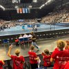 E-Jugend als Einlaufkinder beim TVB Stuttgart