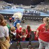 E-Jugend als Einlaufkinder beim TVB Stuttgart