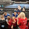 E-Jugend als Einlaufkinder beim TVB Stuttgart